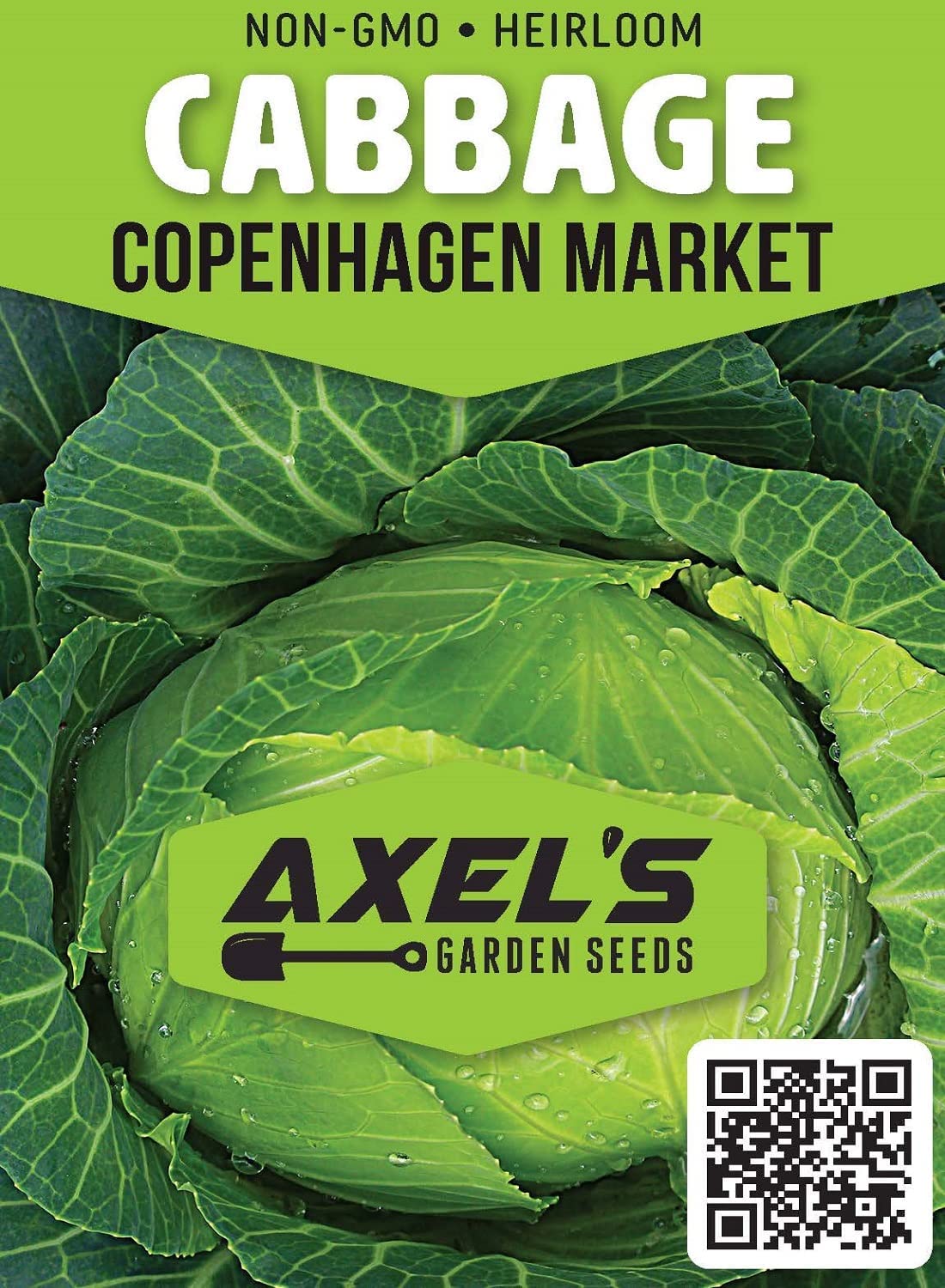 Cabbage Seeds for Planting – Non-GMO Heirloom Vegetable Seeds – Full Instruction Packets to Plant in Your Home Outdoor Garden – Gardening Gift – 200 Copenhagen Cabbage Seeds Per Pack (1 Packet)